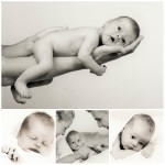 collage newborn